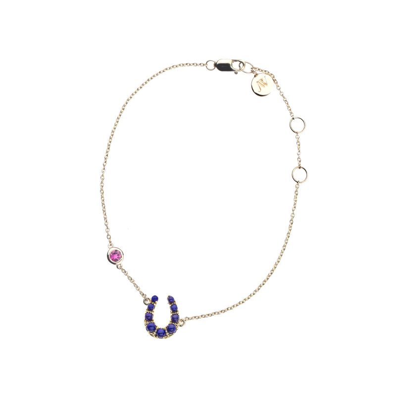 BabyHorseshoeBraceletLapis