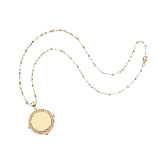 Gold engravable original coin on satellite chain