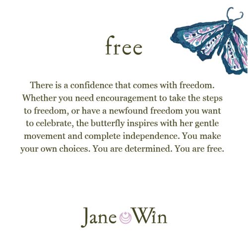 JW packaging cards free Jane Win