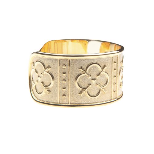 Love Quatrefoil Cuff Side