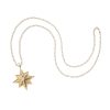 Lucky star pendant on mini twist chain