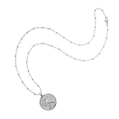 Silver Small Peace Coin on satellite chain